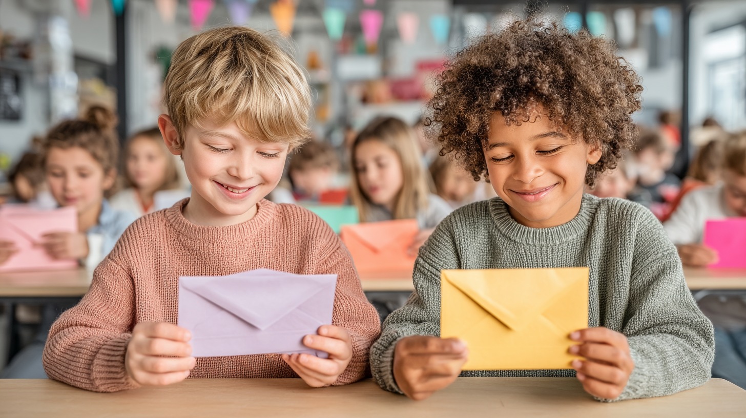 Paper airplanes and letters
